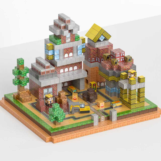 WLBES Magnetic Building Cubes 100pcs STEM Educational Construction Set for Boys Girls Ages 3+