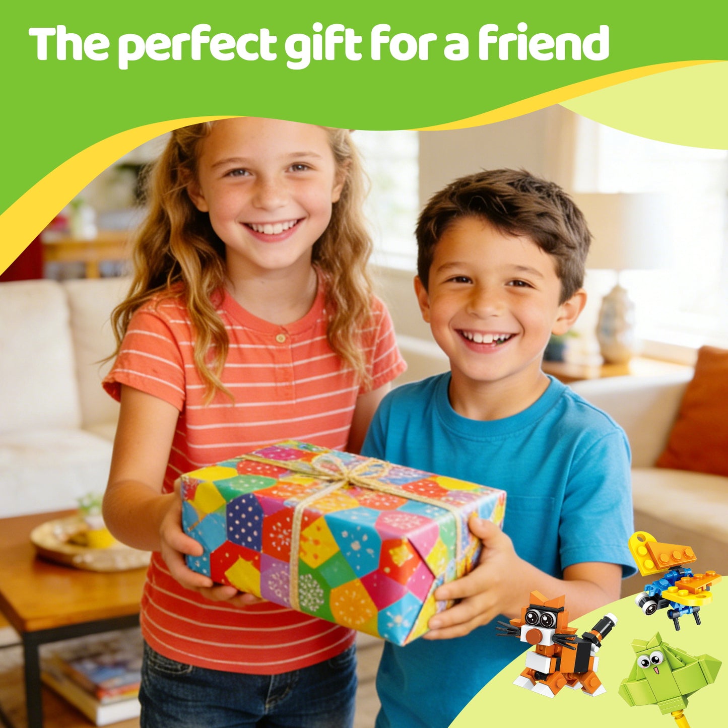 36-Piece Mini Animal Building Blocks Set for Kids - Transformable Ocean, Insect & Bird Themes - Educational STEM Learning Toy for Creative Play, Birthday Gift for Boys & Girls Ages 3+