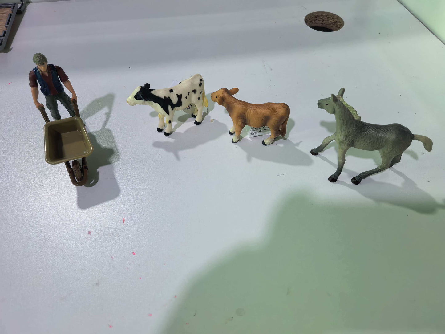 Farm Playset with Animals, Barn, Tools & Farmer Figure – Educational Toy for Kids 3+